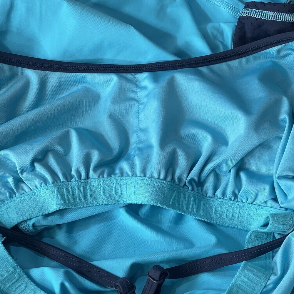 Anne Cole Locker Large Swim Racerback Tankini Top Adjustable Crossback Straps - Picture 7 of 8